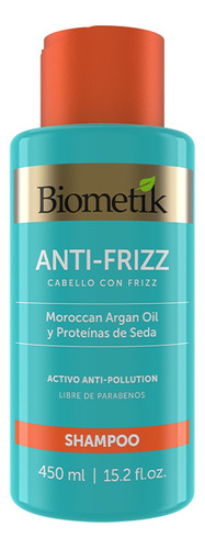  Biometik Shampoo Anti Frizz Moroccan Argan Oil Y Proteínas