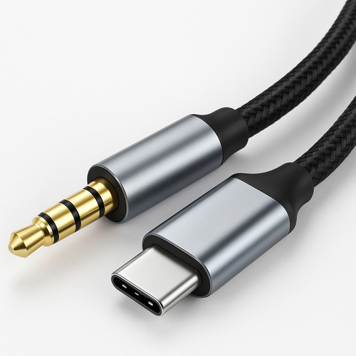 Cabo Adaptador Auxiliar P2 Tipo C Fone Carro Celular Usb-c