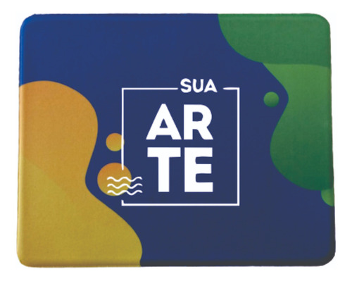 500pç Mouse Pad 22x17 Basico Personalizado Com Sua Logomarca