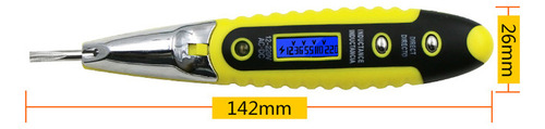 - Lápiz Probador De Voltaje Ac Dc Con Pantalla Lcd,