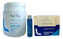 Comprar Nutricion Capilar Nov Lino 980g + Caja Ampolla Lino X 15 Un