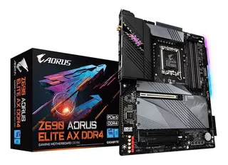 Placa Mãe Gigabyte Z690 Aorus Elite Ax, Ddr4, Atx, Lga1700