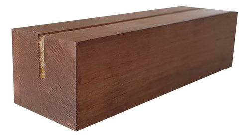 Kit De 3 Bases De Madera Para Vidrio Ranura De 3 Mm Sipres