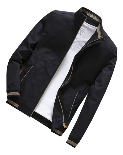 Jaqueta Masculina Primavera Bomber Moda Casual Slim Casacos