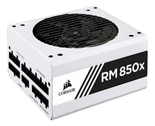 Fuente De Poder Corsair Rm850x Blanco, 850w, 80+ Oro, Modula