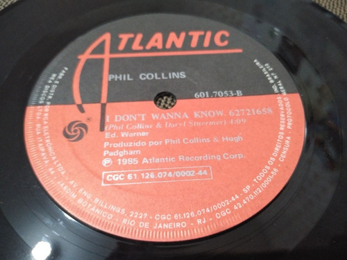 Lp Compacto Phil Collins And Marlyn Martin 1985 (Usado)