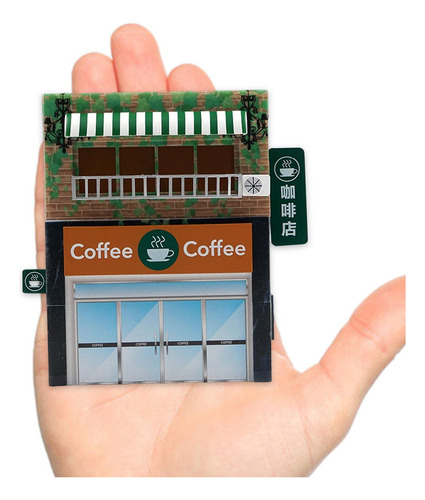 Cafetería En Miniatura A Escala 1:64 Multiusos Para