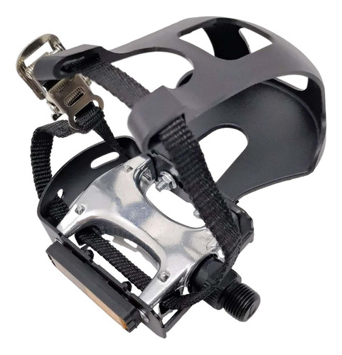 Pedales De Bicicleta Con Clips Y Correas, Rosca De Izquierda