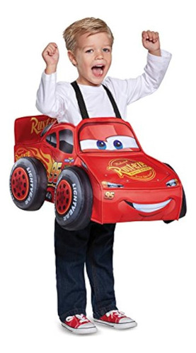 Disfraz De Lightning Mcqueen 3d Disfraz De Niño Pequeño