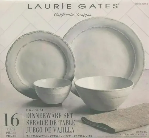 Vajilla laurie gates 16 piezas porcelana new arrivals