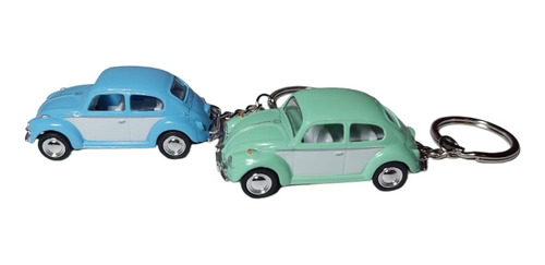 Vocho Volkswagen 1967 Llavero Escala 1:64 (2 Piezas)kinsmart