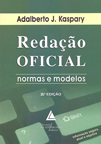 Libro Redação Oficial De Adalberto José Kaspary Livraria Do