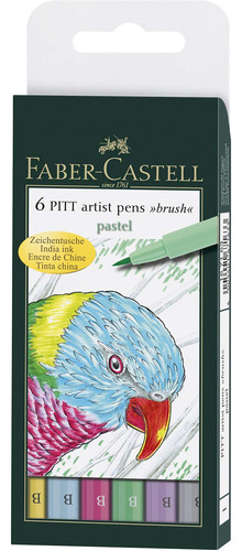 Pitt Artists Pen Brush Pastel (cartera De 6)