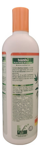 Silicon Mix Bambú Shampoo 473ml P Cabelos Fortes E Saudáveis