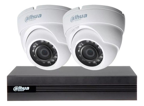 Kit Seguridad Dahua Full Hd Dvr 4 2 Domo Cable 1tb