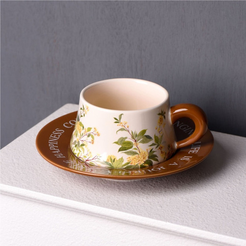 Juego De Taza Y Platillo De Cerámica De Osmanto Taza De Café