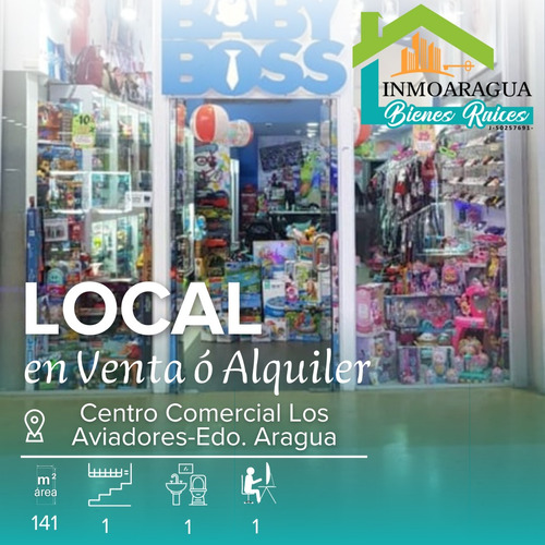 Local En Venta O Alquiler/ Centro Comercial Parque Los Aviadores/ Yp1390