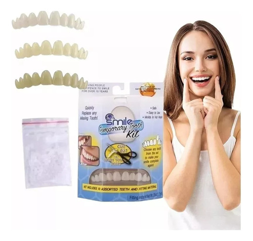 Kit De Dientes Temporale Reparacion Dental Dientes Postizo