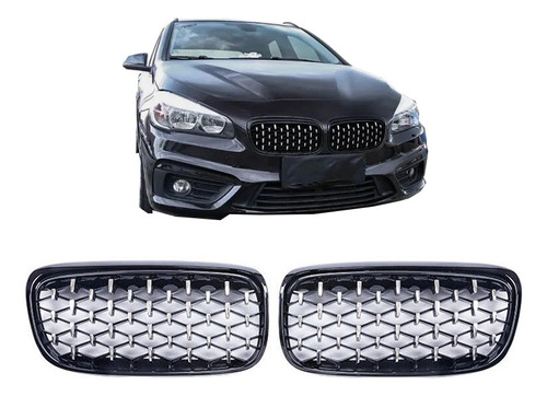 Para Bmw Serie 2 Touring Edition F45 Diamond Grille 15-17