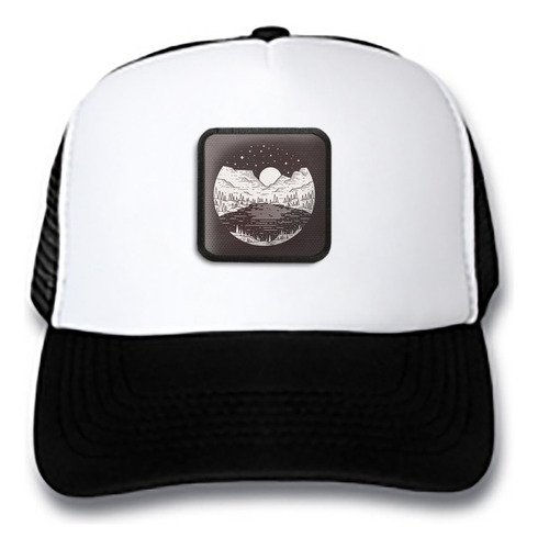 Gorra Trucker Montaña Wild Naturaleza Valle Nocturno Wil18