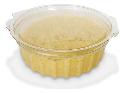 Pote Con Tapa Bisagra Chico Descartable 250cc X 50un