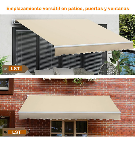 Toldos Exteriores Articulados 350x250 Manual Varias Medidas