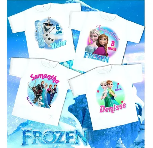 Busca playeras frozen personalizada a la venta en Mexico. - Ocompra.com Mexico