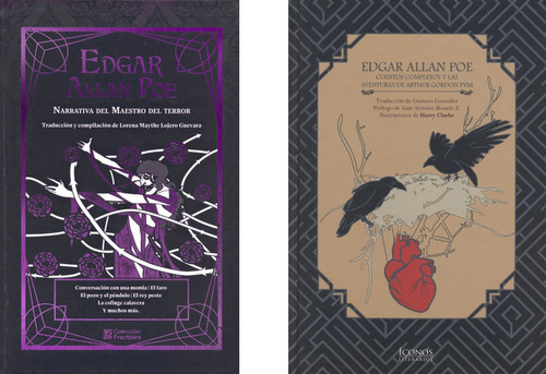 Pack 2 Libros Edgar Allan Poe - Pasta Dura