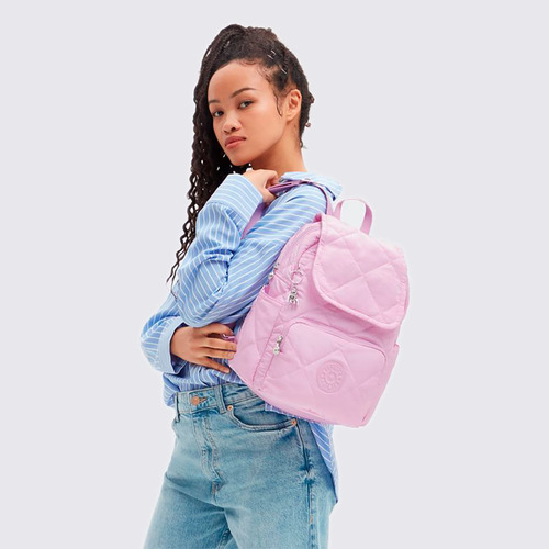 Mochila Kipling City Pack S Rosa I5653aq1