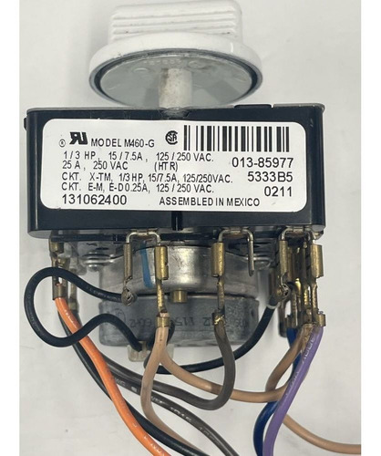Imagen 3 de 4 de Timer Reloj Secadora Frigidaire Ge Electrolux 148281-000f