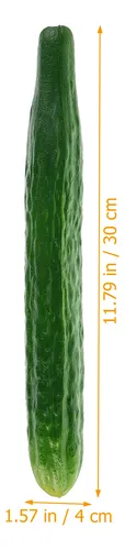 Adorno De Pepino De Plástico Realista Con Forma De Verdura D