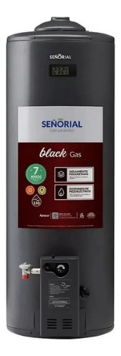 Termotanque Señorial 110 Gas Black 2.0 Color Negro