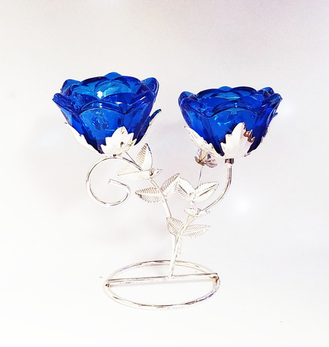 Imagen 1 de 1 de Candelabro De Metal Doble X5 Und