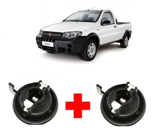 Par Soquete Seta Pisca Fiat Strada 06 07 08 09 10 11 Zoiao