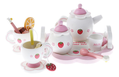 De Comida De , De Té De Fresa, De Platos De Taza De Caldera