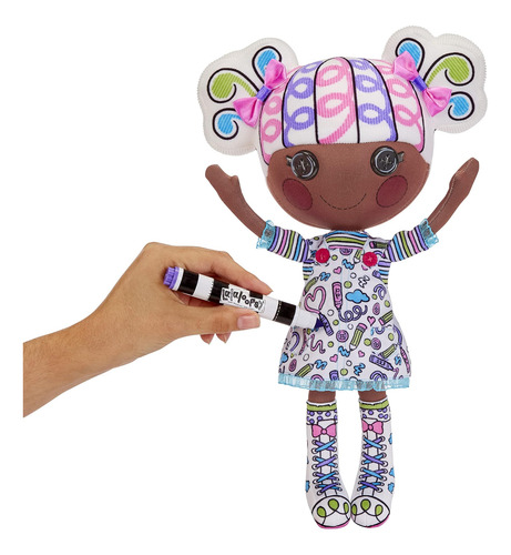 Boneca Lalaloopsy Color Me - Penny Dots N Blots, Boneca M