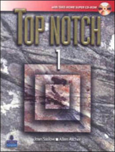Top Notch 1 Student's Book With Cdrom, De Saslow, Joan. Top Notch Editorial Pearson Education Do Brasil, Capa Mole, Edição 20070223 00:00:00 Em
