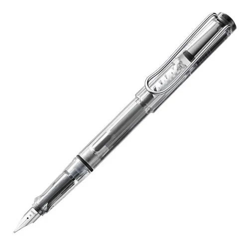 comprar Pluma Estilográfica Lamy Safari Vista Transparente Plumín De Acero Pulido De Tinta Azul Con Cartucho LAMY T 10