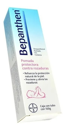 Bepanthen 5 % Cutanea Pomada En Tubo De 100 Gr 3 pzas