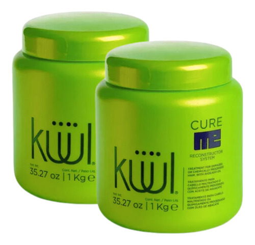 Kuul Cure Me Reconstructor System 1 Kg De Aguacate (2 Pack)