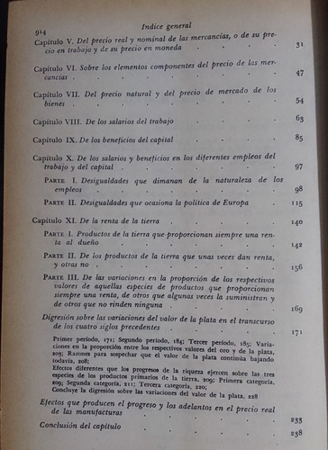 Investigación Sobre La Naturaleza Ycausas Dela Riqueza.smith (Usado)