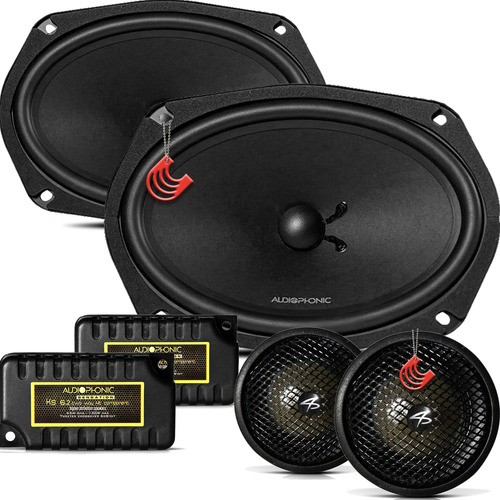 Kit Duas Vias 6x9 Polegadas Audiophonic Sensation Ks690 320w