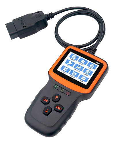 Obd2 Scanner Automotive Scan Scan Tester Tools Tela Colorida