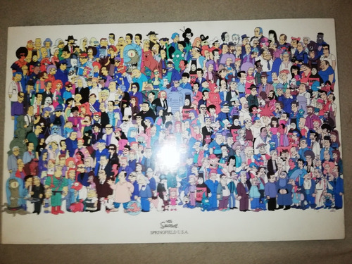 Cuadro Original Los Simpsons 50x33