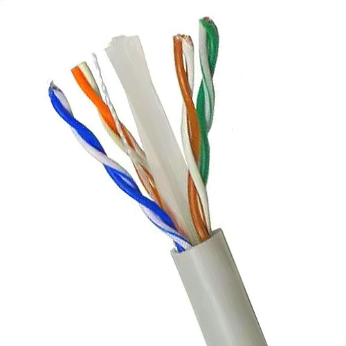 Cabo Rede Internet Nexans Cat.6 - 23 Awg Cinza - 100 Metros