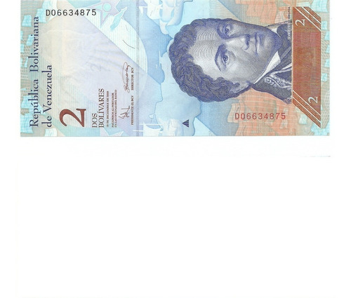 Billete Bsf. 2  - D8 Diciembre 19 2008 