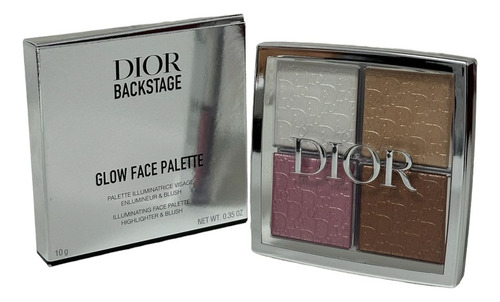 Dior Glow Face Palette Backstage Compacto Tono 001 Universal Marrón Claro