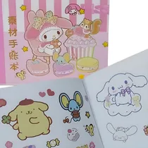 Comprar Cuadernito Stickers Cinnamoroll Kuromi Kitty Melody Sanrio