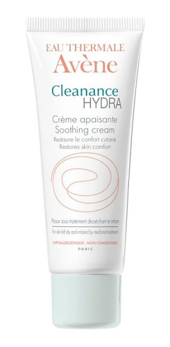 Avene Cleanance Hydra Pieles Resecas Tratamientos Acne 40ml
