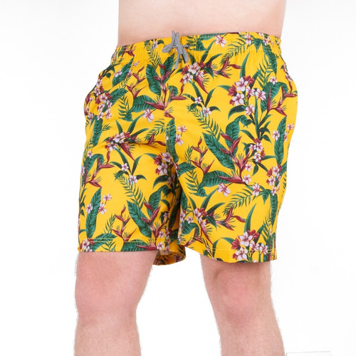 Traje De Baño Short Malla Estampada De Hombre Varios Diseños